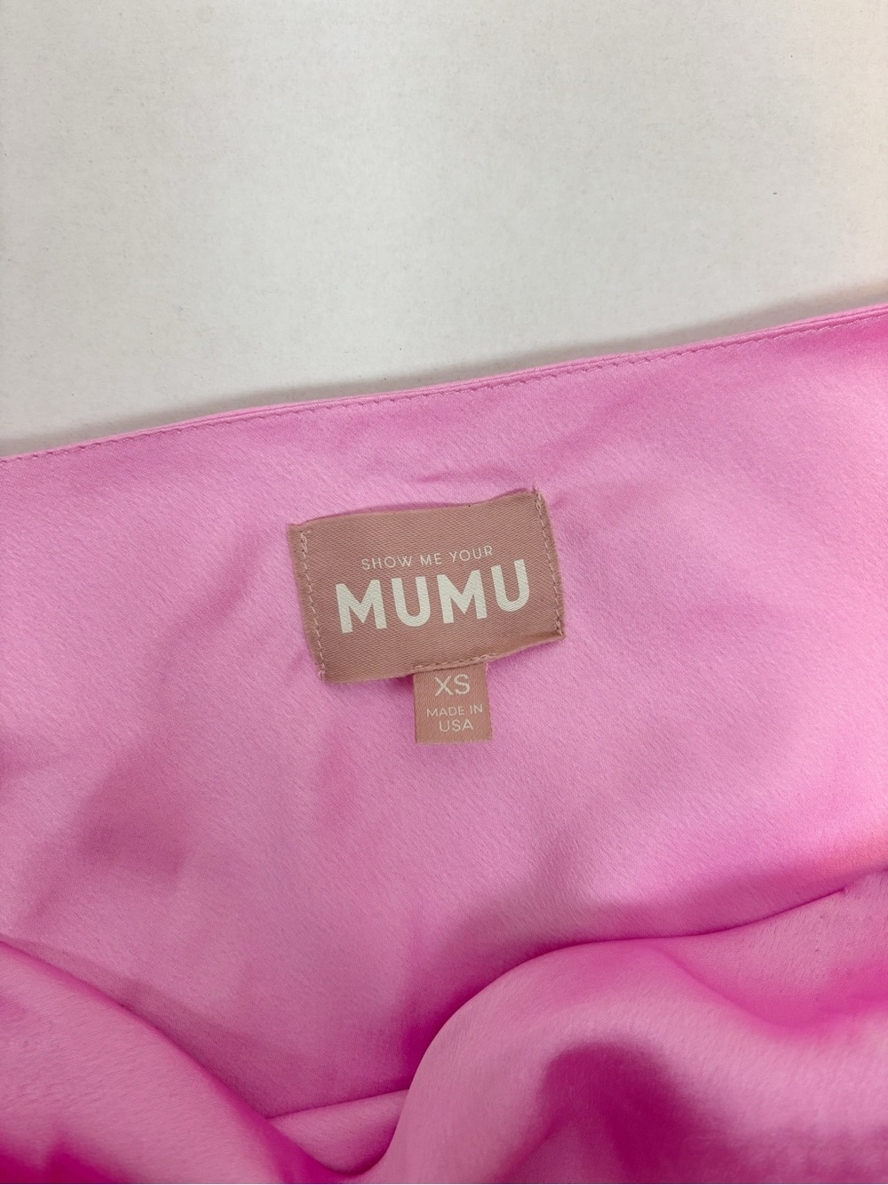 Show Me Your MuMu Jodie Dress in Pink Luxe Satin Size XS - Picture 10 of 16